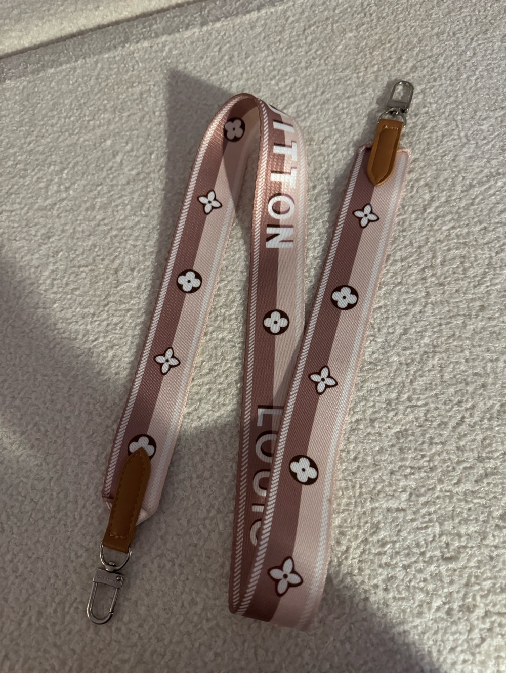 LV Pink Monogram Strap